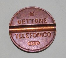 Gettone telefonico sip - telefonico,