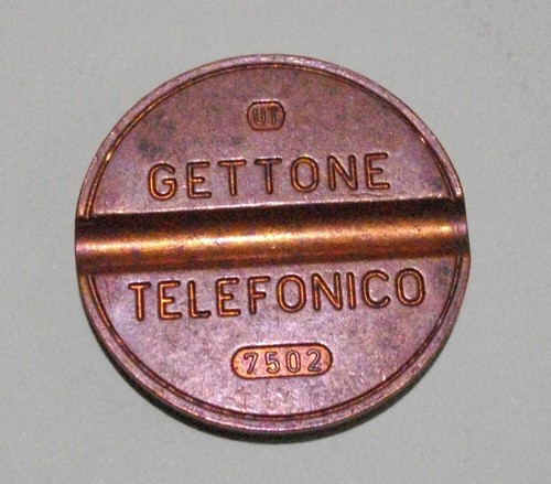 Gettone telefonico sip - telefonico, 7502ut