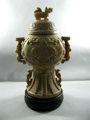 Statua scultura vaso giada - ,