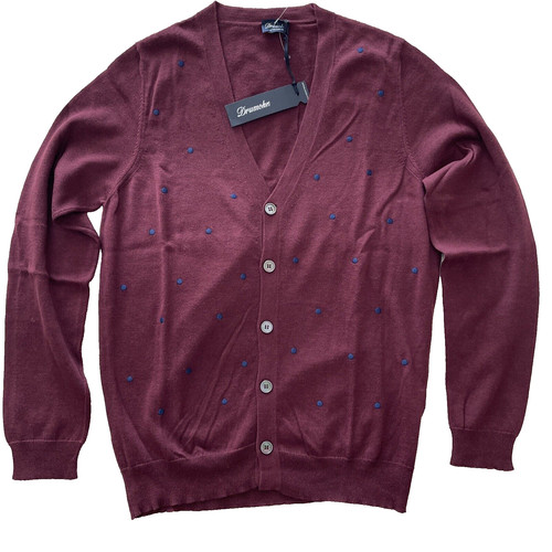 Drumohr cardigan uomo cotone