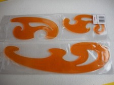 Curvilinee ROTRING con smusso per china, spess. mm.2