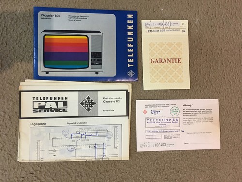 Telefunken istruzioni palcolor - istruzioni,