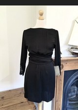 Mini Abito Zara Nero Pizzo