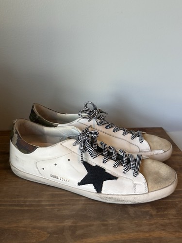 Golden goose super star bianco - golden,