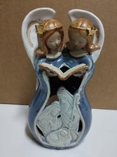 Presepe Natività con Angeli in ceramica