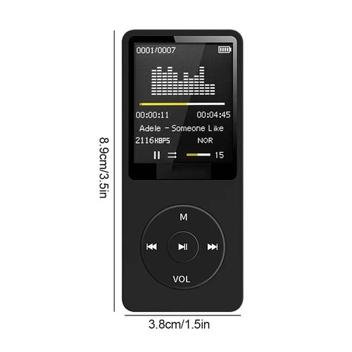 Lettore mp3 bluetooth nero - mp3,