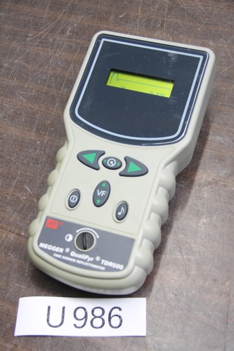 Megger tdr500 qualifyr - tdr500, time
