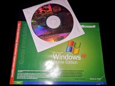 MICROSOFT WINDOWS XP Home Edition 2002 CD ROM Service Pack 3 + Libro Guida USATO