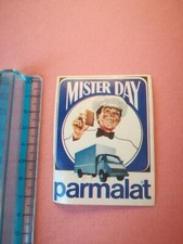 Adesivo MISTER DAY PARMALAT vintage anni 70 casco music auto moto stickers