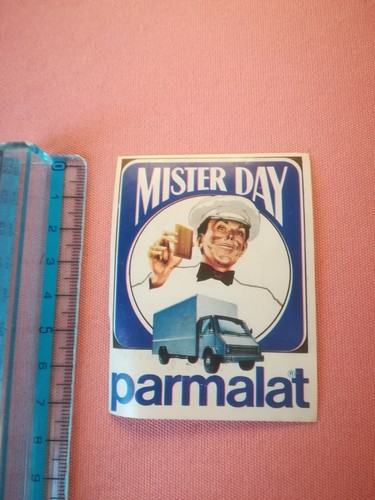 Adesivo mister day parmalat - adesivo,