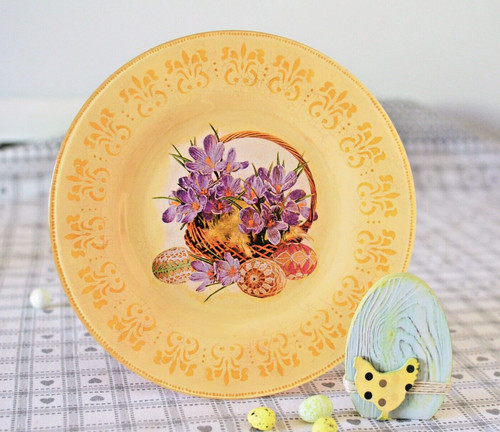 Piatto decorato pasquale - ,