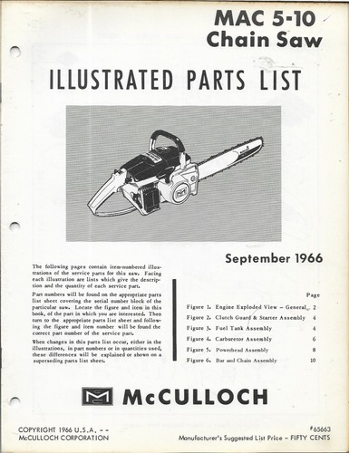 Motosega mcculloch mac 10 - mcculloch,