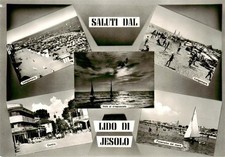 Lido di Jesolo IT Lungomare Centro Vale al crepuscolo Panorama dal mare