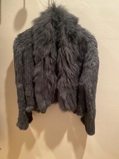 Giacca volpe color grigio