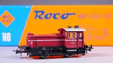 Locomotiva diesel H0 DC Roco 04163A BR 333 111-3 DB in confezione originale #FB_880