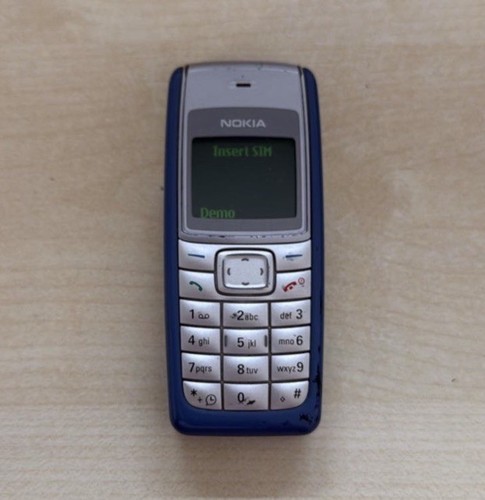 Nokia 1110 argento - rh-70, blu