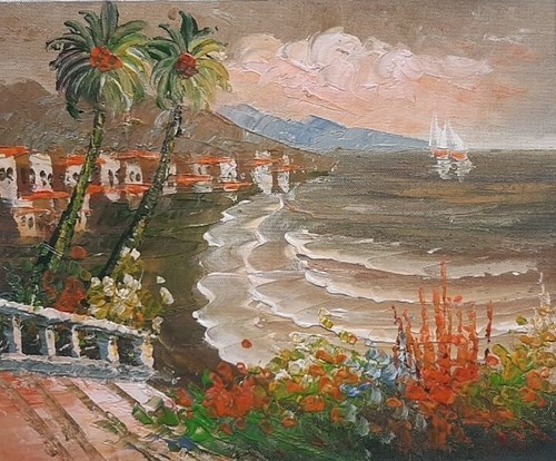Quadro dipinto mano - a, ad