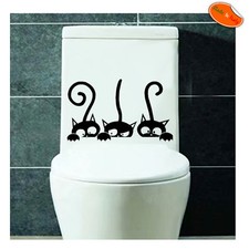 Gatti curiosi adesivo