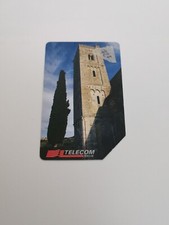 SCHEDA TELEFONICA LINEE D'ITALIA TOSCANA ABBAZIA USATA PERFETTA G 727 AG 352