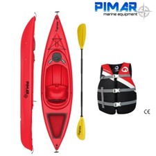 PIMAR - kayak - canoa da 305 cm + 1 gavone + 1 pagaia + 1 seggiolino + giubbotto