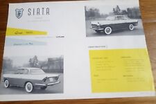 Siata Coupè 1200 depliant