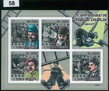 Sao Tome e Principe: ERRORE, FOGLIO IMPERFETTO: CHARLIE CHAPLIN, CINEMA, OSCARS