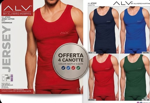 Set canotte uomo alv alviero - 4,