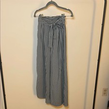 Zara Black and White Trousers