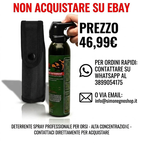 Deterrente contro lupi - ,, orsi