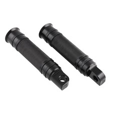  2 pezzi moto alluminio CNC universale nero pedane pedane poggiapiedi pedali