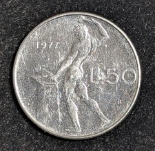 1977 R Italy 50 Lire