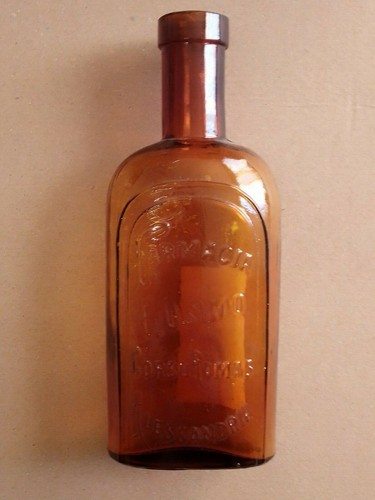 Bottiglia vintage farmacia - bottiglia,