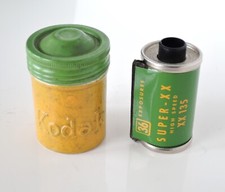 KODAK SUPER -XX rullino vuoto e scatolina originale, vintage '50-'60