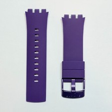 Cinturino Orologio Silicone Originale Swatch Touch Purple surv100