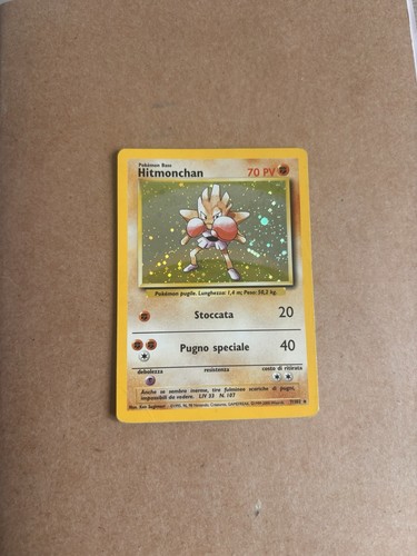 Carta pokemon hitmonchan ita - pokemon,