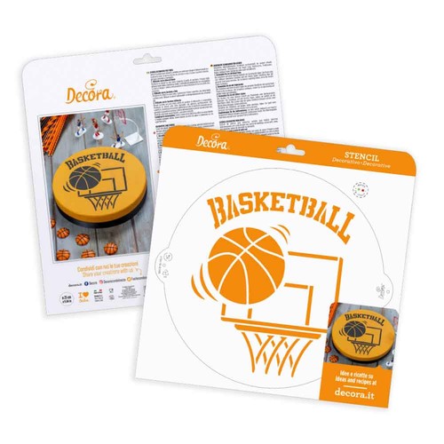 Stencil per torte - , basketball