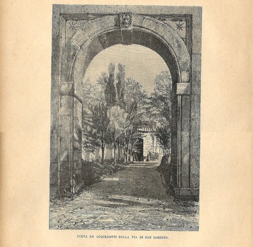 Stampa antica roma porta - stampa,