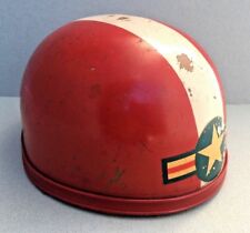 RARE VINTAGE HELMET AGV SPORT ITALY AUTO MOTO INDAN HARLEY US AIR FORCE  '50 