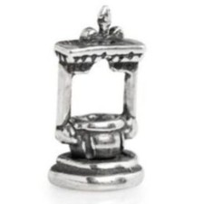 PERLINA POZZO SAN LORENZO NAPOLI AUTENTICA ARGENTO STERLING ADATTA PERLINE EUROPEE 101