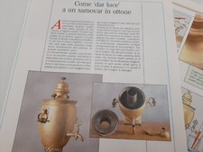 Restauro Fai Da Te scheda tecnica Come dar luce a un samovar in ottone
