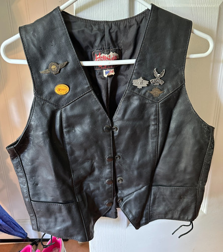Gilet moto vintage hillside - gilet,