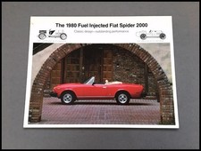 1980 Fiat Spider 2000 Canada