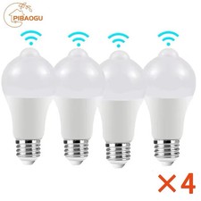 Confezione Da 4 Lampadine LED E27 Con Sensore Di Movimento: Lampadina LED PIR La