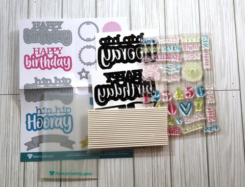 Diamond press cake toppers set - cake,