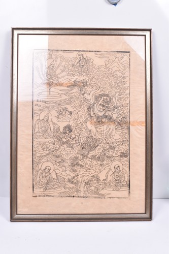 Stampa asiatica incorniciata - ,