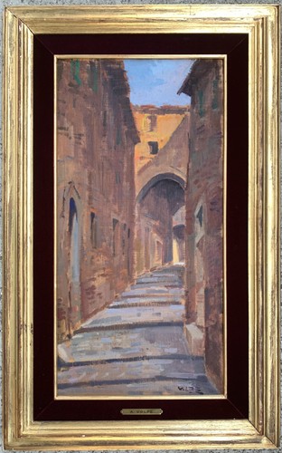 Angiolo volpe olio tela - angiolo,