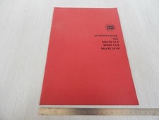 OPUSCOLO ORIGINALE 1969 DATI E