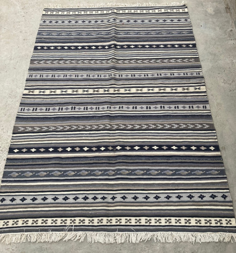 Tappeto kilim lana geometrico