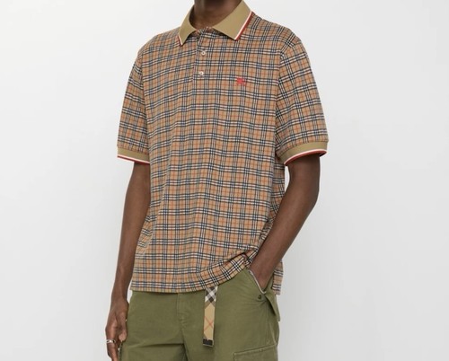 Polo uomo burberry classica - polo,