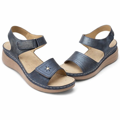 Sandali donna zeppa linea - sandali,